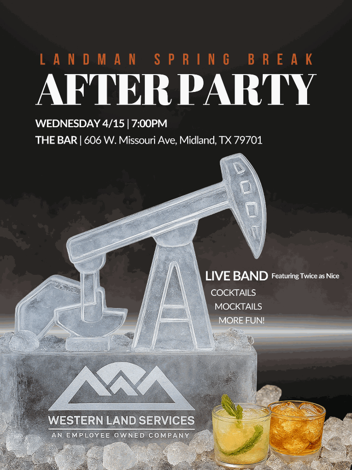After party graphic.